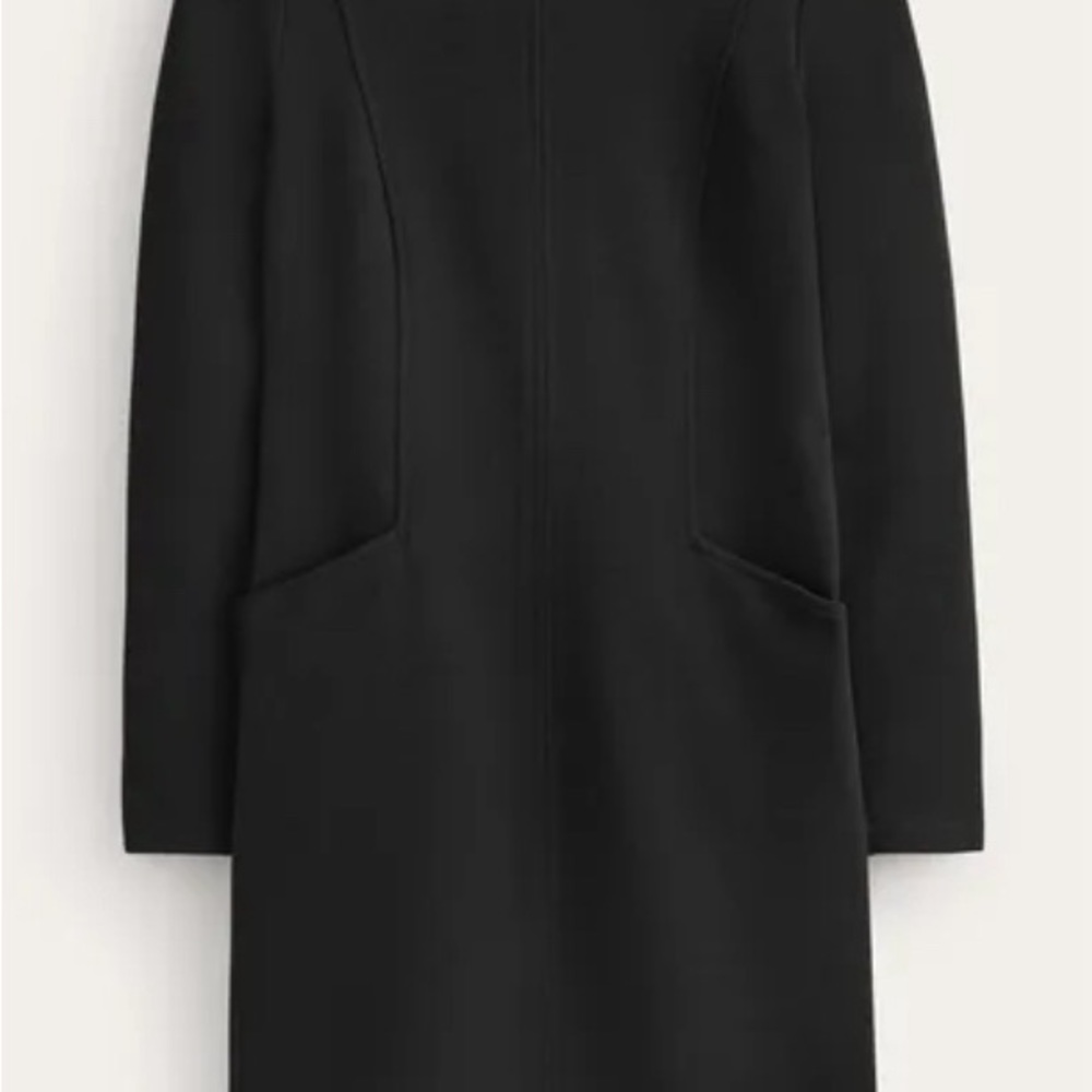 Boden Ellen Ottoman Dress 2P LBD- comfortable yet elegant with 2 front pockets.